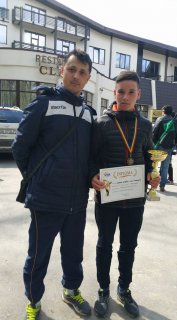 Gabriel Chiran a urcat pe podium la finala Campionatului Naţional de Cros pentru Juniori 1 şi 2 şi Copii 1, 2 şi 3